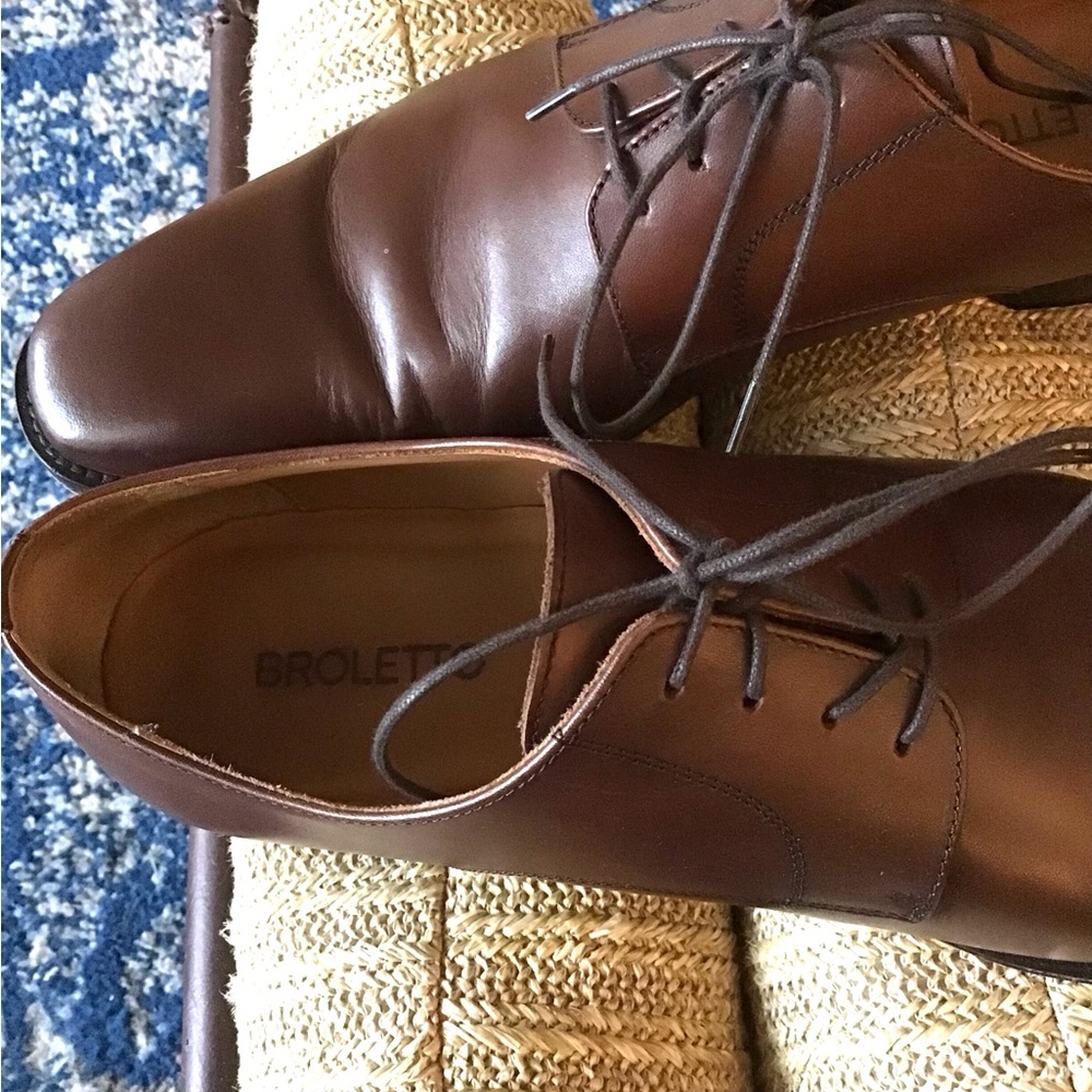 BROLETTO Leather Oxford Shoes - Picture 4 of 7